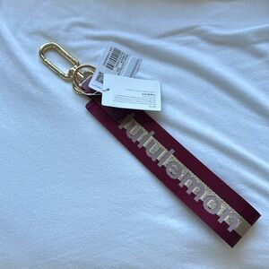 lululemon never lost keychain